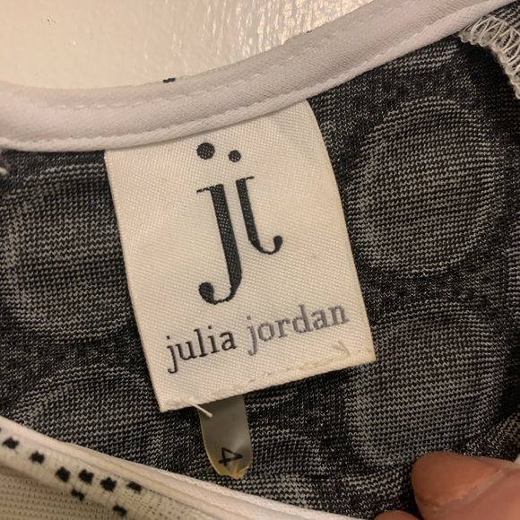 Julia Jordan Patterned Drop Waist Flare Dress - Picture 4 of 4